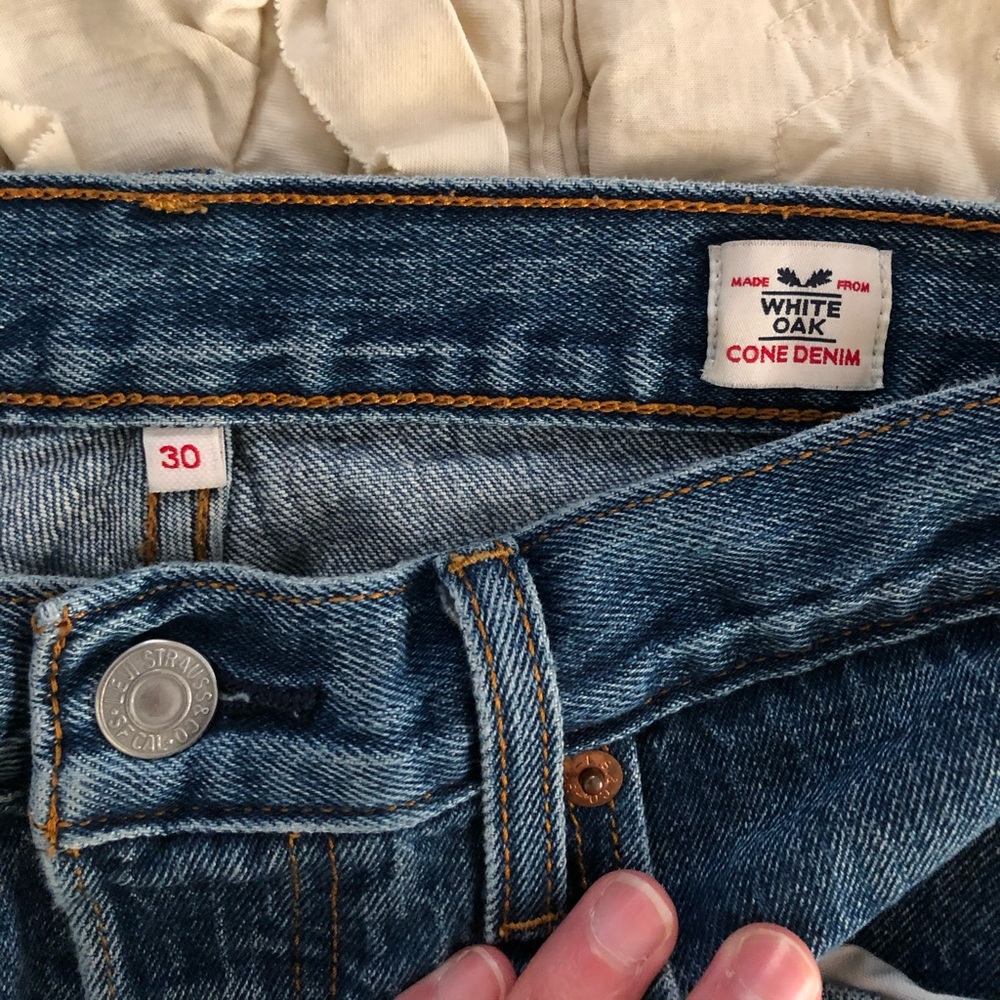 Levi’s Wedgie Fit Cropped Denim